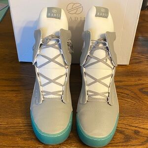 Radii Prism High-Top Sneakers in Dolphin Ice